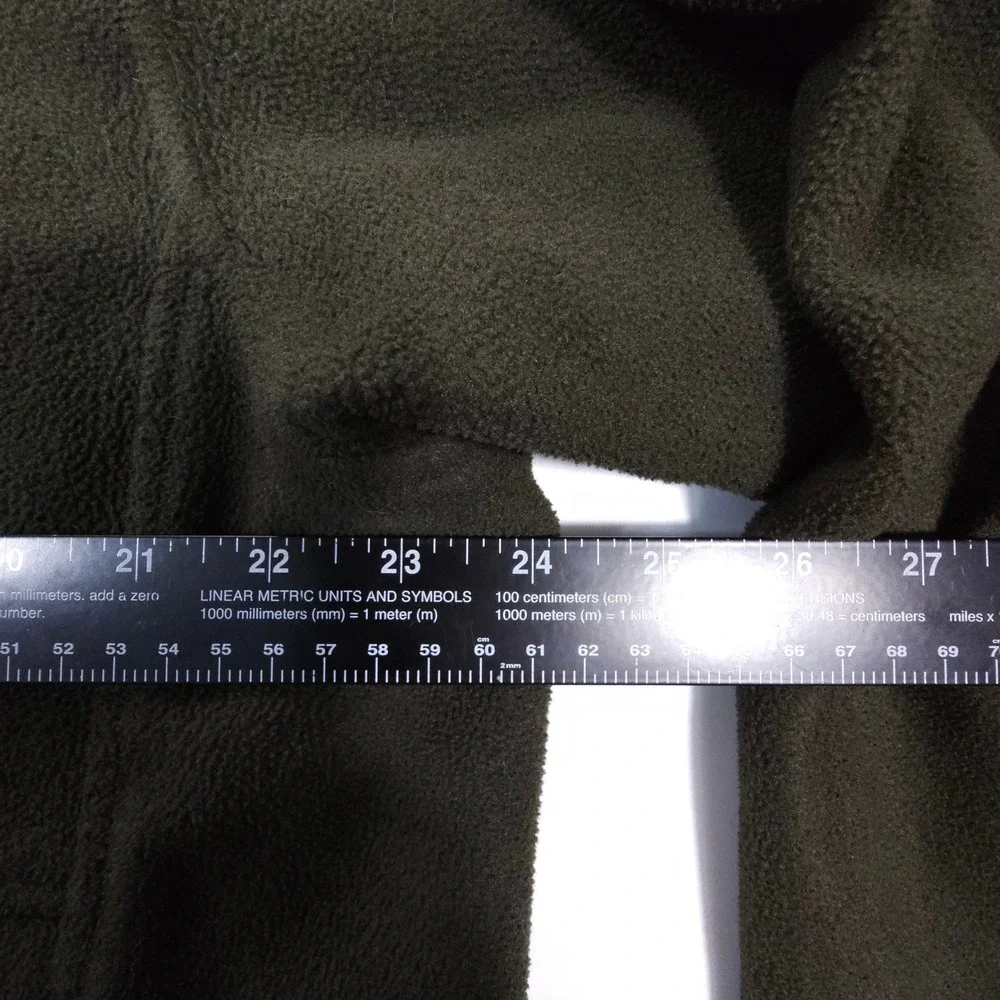 The North Face Fleece Jacket Mens M Olive Green Polartec‎ Full Zip Outdoor